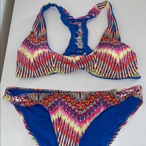 TiniBikini multi colored bikini (top and bottom)